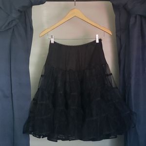 Black Malco Modes knee length petticoat
